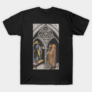 Tarot Card = Three of Pentacles T-Shirt